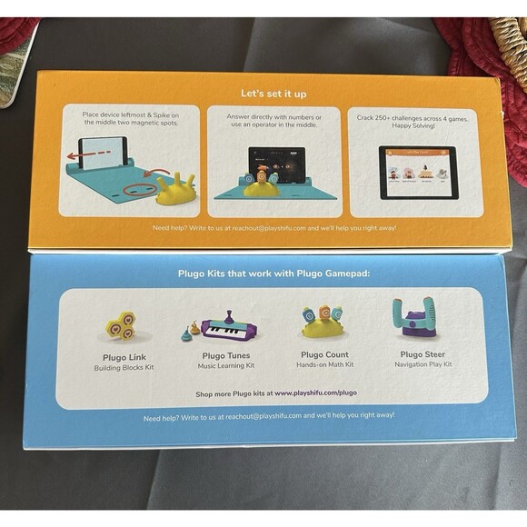 Plugo Gamepad & Plugo Count Hands on Math Kit by Shifu with Original Boxes - Picture 2 of 12